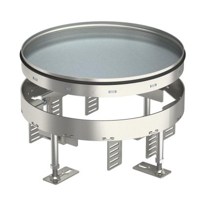   OBO 7409110 RKR2 7V 25 Casetă rotundă închisă ø 275mm din oțel inoxidabil