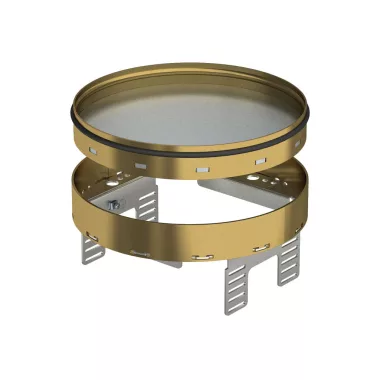 OBO 7409132 RKRN2UZD3R4MS20 Kerek Kazetta zárt ø 215mm sárgaréz