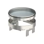 OBO 7409140 RKRN2UZD3R4VS25 Kerek Kazetta zárt ø 215mm rozsdamentes acél