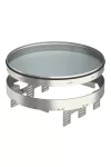 OBO 7409160 RKRN2UZD3R9VS25 Kerek Kazetta zárt ø 305mm rozsdamentes acél