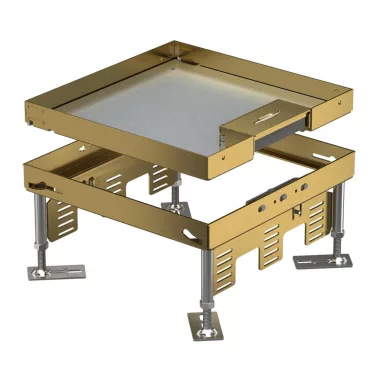 OBO 7409212 RKSN2 9 MS 20 Casetă pătrată cu ieșire de cablu din alamă 242x243mm