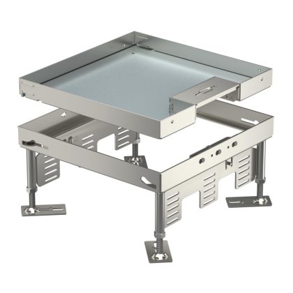   OBO 7409218 RKSN2 9 VS 20 Négyzetes Kazetta kábelkivezetéssel 242x243mm rozsdamentes acél