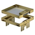   OBO 7409222 RKSN2 UZD3 4MS20 Square Cassette with cable outlet 200x200mm brass