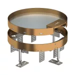   OBO 7409264 RKS2 R7 M25 Casetă rotundă cu ieșire a cablului ø 275mm