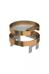 OBO 7409284 RKSRN2UZD3R4MS25 Casetă rotundă cu ieșire de cablu ø 215mm