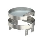   OBO 7409290 RKSRN2UZD3R4VS25 Casetă rotundă cu ieșire de cablu ø 215mm inox