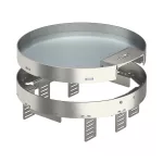 OBO 7409300 RKSRN2UZD3R7VS25 Kerek Kazetta kábelkivezetéssel ø 275mm rozsdamentes acél