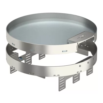   OBO 7409310 RKSRN2UZD3R9VS25 Casetă rotundă cu ieșire de cablu ø 305mm inox