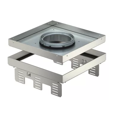 OBO 7409378 RKFN2UZD3 9VS20 Casetă pătrată pentru tub 243x243mm Oțel inoxidabil