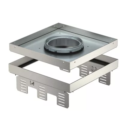   OBO 7409378 RKFN2UZD3 9VS20 Casetă pătrată pentru tub 243x243mm Oțel inoxidabil