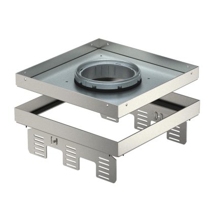   OBO 7409380 RKFN2UZD3 Caseta pătrată 9VS25 pentru tub 243x243mm Oțel inoxidabil