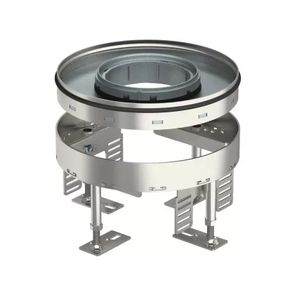  OBO 7409422 RKFR2 4 V20 Casetă rotundă pentru tub ø 215mm inox