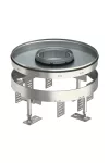 OBO 7409428 RKFR2 7 V25 Casetă rotundă pentru tub ø 275mm din oțel inoxidabil