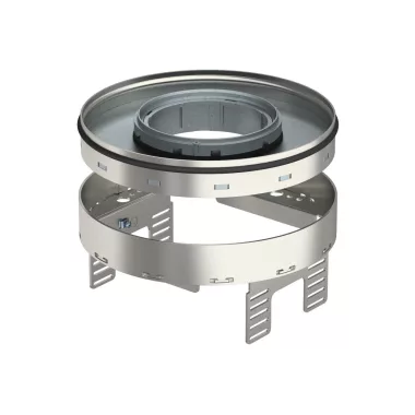 OBO 7409444 RKFRN2UZD3R4VS25 Casetă rotundă pentru tub ø 215mm inox