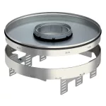   OBO 7409450 RKFRN2UZD3R9VS20 Kerek Kazetta tubushoz ø 305mm rozsdamentes acél