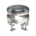   OBO 7409462 RKFR2 4 SL2V2 20 Casetă rezistentă pentru tub de 20 kN ø 215mm Oțel inoxidabil