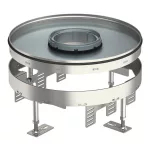   OBO 7409472 RKFR2 9 SL2V2 25 Casetă rezistentă la greutate pentru tub de 20 kN ø 305mm Oțel inoxidabil