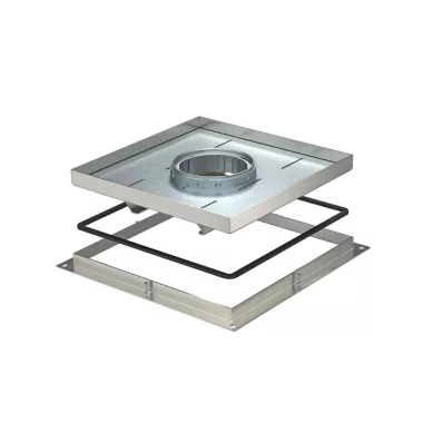 OBO 7409526 RKF2 SL2 V2 30 Heavy Duty Frame Cassette for Tube 283x283x30mm Stainless Steel