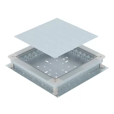 OBO 7410035 UZD 350-3 R Húzó-És Leágazó Doboz 70-125 mm esztrichmagasság 510x467x70mm szalaghorganyzott acél