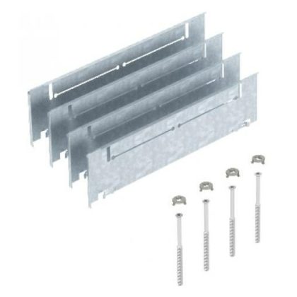   OBO 7410142 ASH250-3 B115170 Height adjustment kit for screed heights 115 + 55 mm strip galvanized steel