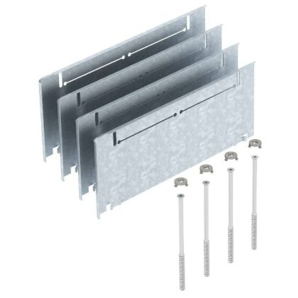   OBO 7410146 ASH250-3 165220 Height adjustment kit for screed heights 165 + 55 mm strip galvanized steel