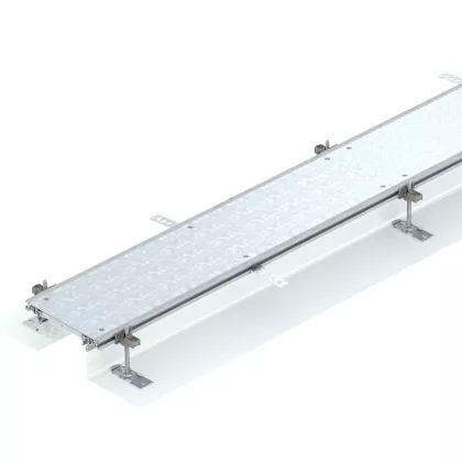   OBO 7424000 OKA-G20040140 Nyitható Padlócsatorna zárt 2400x200x140mm szalaghorganyzott acél
