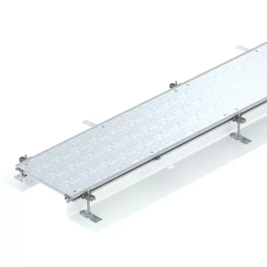 OBO 7424002 OKA-G30040140 Nyitható Padlócsatorna zárt 2400x300x140mm szalaghorganyzott acél