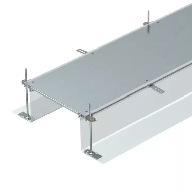 OBO 7424024 OKA-G40040240 Nyitható Padlócsatorna zárt 2400x400x240mm szalaghorganyzott acél