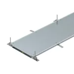 OBO 7424462 OKA-W3004030R Nyitható Padlócsatorna zárt, bepattintható 2400x300x40mm szalagh