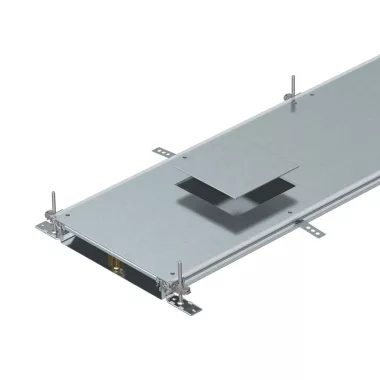 OBO 7424600 OKA-W3006050D4 Nyitható Padlócsatorna GES4 szerelvénybetéthez 2400x300x60mm szalaghorganyzott acél