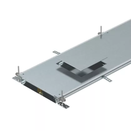   OBO 7424724 OKA-W6006050D9 Nyitható Padlócsatorna GES9 szerelvénybetéthez 2400x600x60mm szalaghorganyzott acél