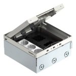   OBO 7427200 UDHOME4 2V V Floor box Gb2 with mounting bracket, with stainless steel fitting, with protective contact