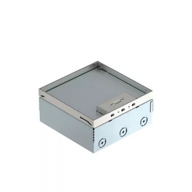 OBO 7427200 UDHOME4 2V V Floor box Gb2 with mounting bracket, with stainless steel fitting, with protective contact