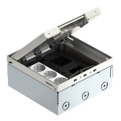   OBO 7427200 UDHOME4 2V V Floor box Gb2 with mounting bracket, with stainless steel fitting, with protective contact