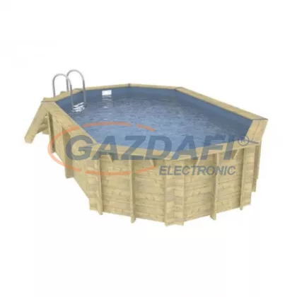 UBBINK Ocea 400x610x130cm Medence Kék Fóliával UBBINK Ocea 400x610x130cm Medence Kék Fóliával