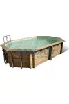 UBBINK Ocea 355x550x120cm Medence Bézs Fóliával UBBINK Ocea 355x550x120cm Medence Bézs Fóliával