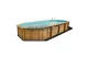 UBBINK Azura 400x750x130cm Medence Bézs Fóliával UBBINK Azura 400x750x130cm Medence Bézs Fóliával