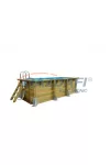 UBBINK UrbanPool 250x450x140cm Medence Homok Színű Fóliával UBBINK UrbanPool 250x450x140cm Medence Homok Színű Fóliával