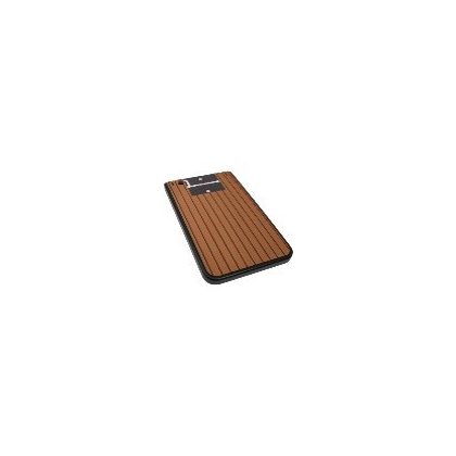   Ubbink 7505518 Solaris® zuhanypadló 2 az 1-ben - EVA anyag (epoxigyanta) a csúszásmentes felülethez teak fa színben