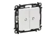 LEGRAND 752109 Valena Life kettős váltókapcsoló jelzőfénnyel 10 AX fehér