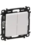 LEGRAND 752118 Valena Life double changeover press white