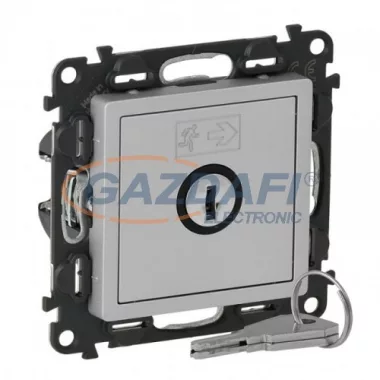 LEGRAND 752238 Valena Life Kulcsos tesztkapcsoló tartalékvilágításhoz, burkolattal, elefántcsont