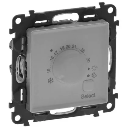   LEGRAND 752333 Valena Life elektronikus szobatermosztát alumínium