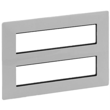 LEGRAND 752346 Valena Life 2x4x2 modulos keret, vízszintes alumínium