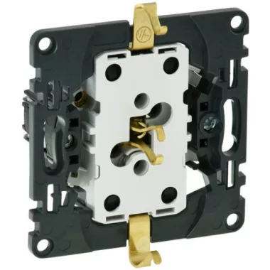 LEGRAND 753026 Valena InMatic 2x2P+F dugalj csatlakozóaljzat gyermekvédelemmel,rugós vezetékbekötéssel