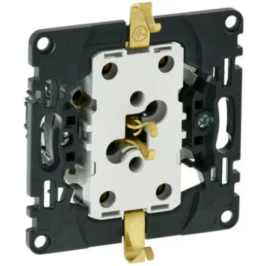 LEGRAND 753027 Valena InMatic 2x2P+F dugalj csatlakozóaljzat gyermekvédelem nélkül,rugós vezetékbekötéssel