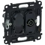   LEGRAND 753055 Valena InMatic TV csatlakozóaljzat + RJ45 Cat. 6 UTP aljzat mechanizmus