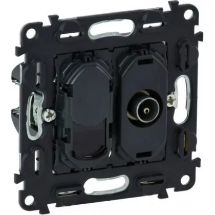   LEGRAND 753055 Valena InMatic TV csatlakozóaljzat + RJ45 Cat. 6 UTP aljzat mechanizmus