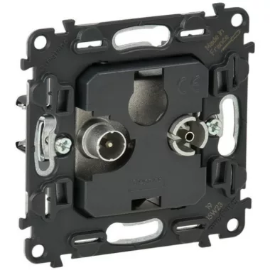 LEGRAND 753063 Valena InMatic TV-Rádió csatlakozóaljzat mechanizmus, 14 dB