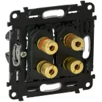   LEGRAND 753077 Valena InMatic Banándugós sztereó hangszóró-csatlakozóaljzat mechanizmus